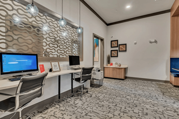 Business center with printing